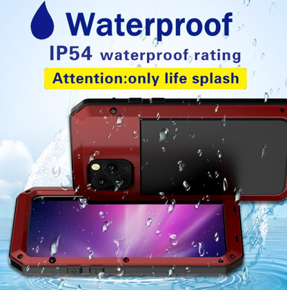 For iPhone 11 Pro Metal Armor Triple Proofing Protective Case(Red) by buy2fix