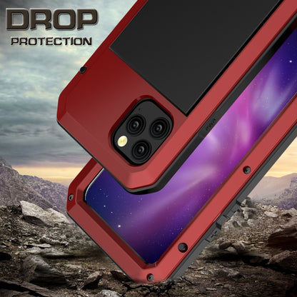 For iPhone 11 Pro Metal Armor Triple Proofing Protective Case(Red) by buy2fix