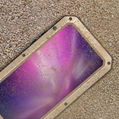 For iPhone 11 Pro Metal Armor Triple Proofing  Protective Case(Gold) - iPhone 11 Pro Cases by buy2fix | Online Shopping UK | buy2fix