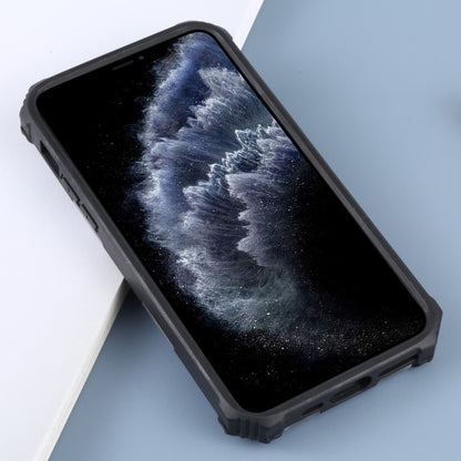 For iPhone 11 Pro Camouflage Armor Shockproof TPU + PC Magnetic Protective Case with Holder (Grey) by buy2fix