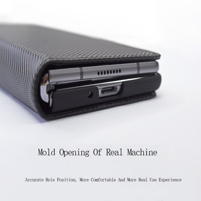 For Samsung Galaxy Z Fold2 5G Detachable Split Horizontal Flip Leather Case with Card Slots & Detachable Back Cover(Green) - Galaxy Phone Cases by buy2fix | Online Shopping UK | buy2fix