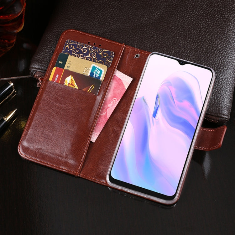 For Blackview A70 idewei Crazy Horse Texture Horizontal Flip Leather Case with Holder & Card Slots & Wallet(Red) - More Brand by idewei | Online Shopping UK | buy2fix