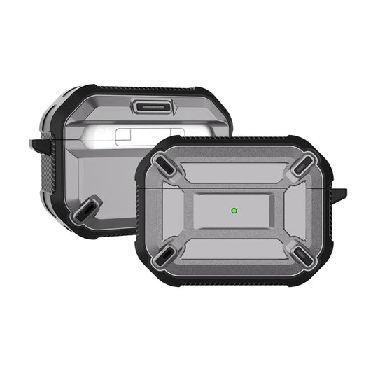 Wireless Earphones Shockproof King Kong Armor Silicone Protective Case For AirPods Pro(Grey) by buy2fix