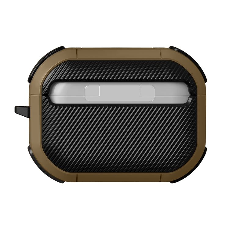 Wireless Earphones Shockproof Thunder Mecha TPU Protective Case For AirPods Pro(Green) by buy2fix