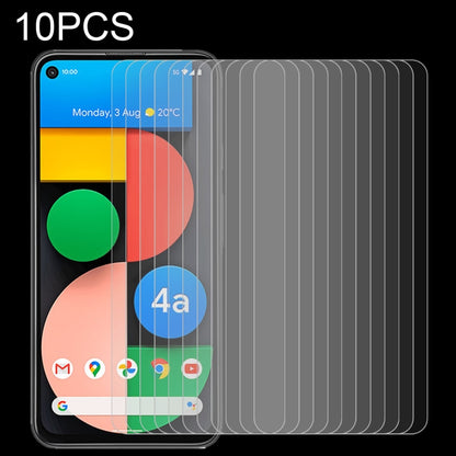 For Google Pixel 4a 5G 10 PCS 0.26mm 9H 2.5D Tempered Glass Film by buy2fix