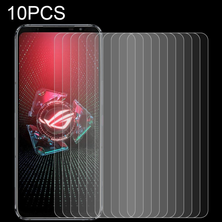 For Asus ROG Phone 5 / 5 Pro / 5 Ultimate 10 PCS 0.26mm 9H 2.5D Tempered Glass Film by buy2fix