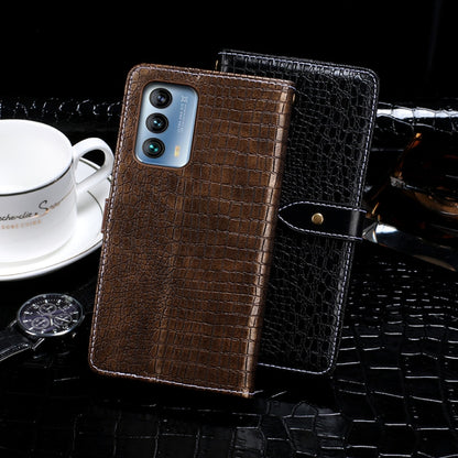 For Meizu 18 idewei Crocodile Texture Horizontal Flip Leather Case with Holder & Card Slots & Wallet(Black) - More Brand by idewei | Online Shopping UK | buy2fix