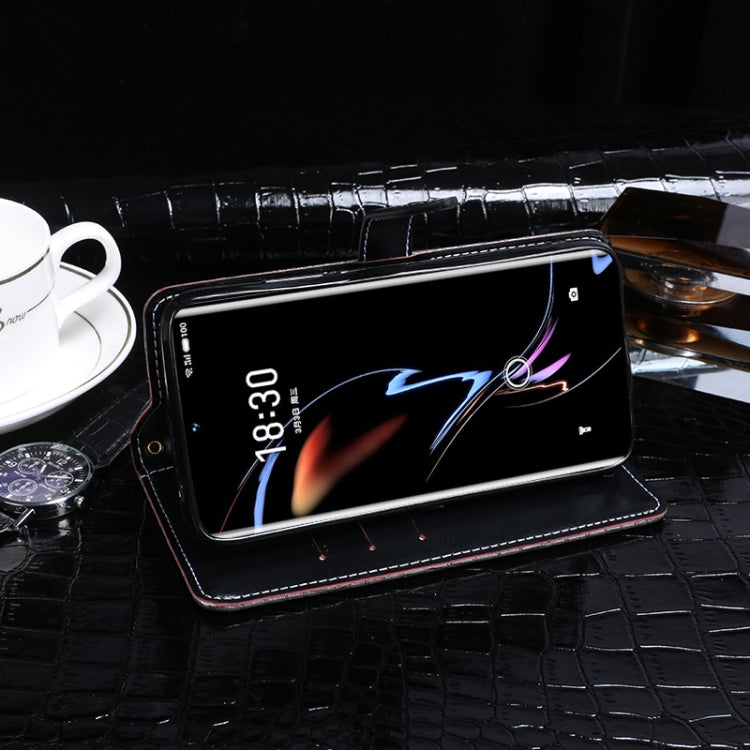 For Meizu 18 Pro idewei Crocodile Texture Horizontal Flip Leather Case with Holder & Card Slots & Wallet(Dark Blue) - More Brand by idewei | Online Shopping UK | buy2fix