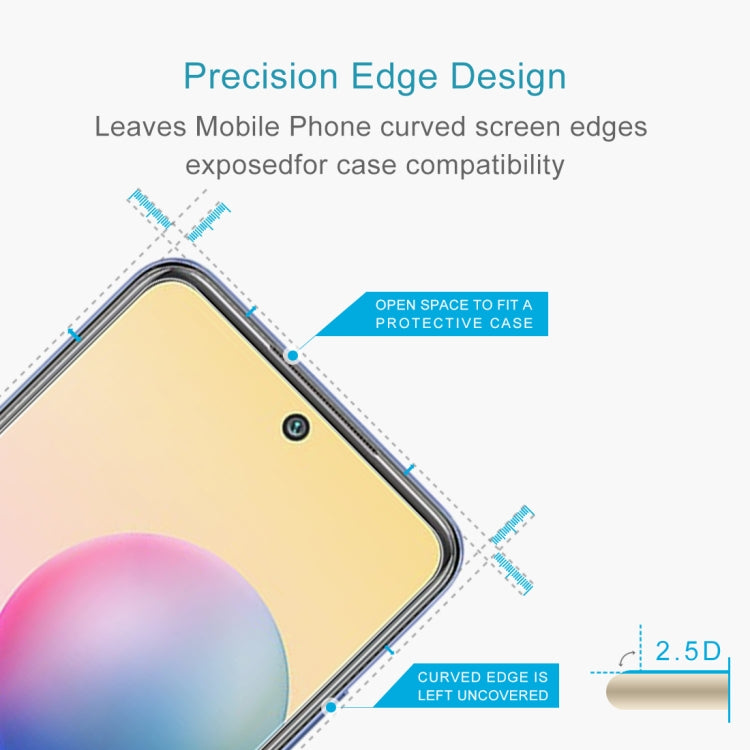 For Xiaomi Redmi Note 10 5G / Poco M3 Pro 5G 10 PCS 0.26mm 9H 2.5D Tempered Glass Film by buy2fix