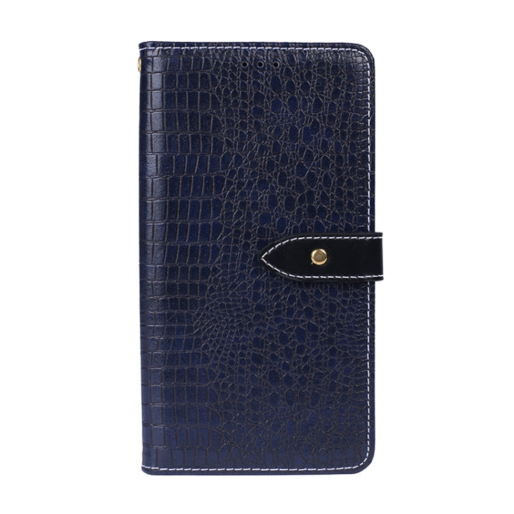 For Blackview A80S idewei Crocodile Texture Horizontal Flip Leather Case with Holder & Card Slots & Wallet(Dark Blue) - More Brand by idewei | Online Shopping UK | buy2fix