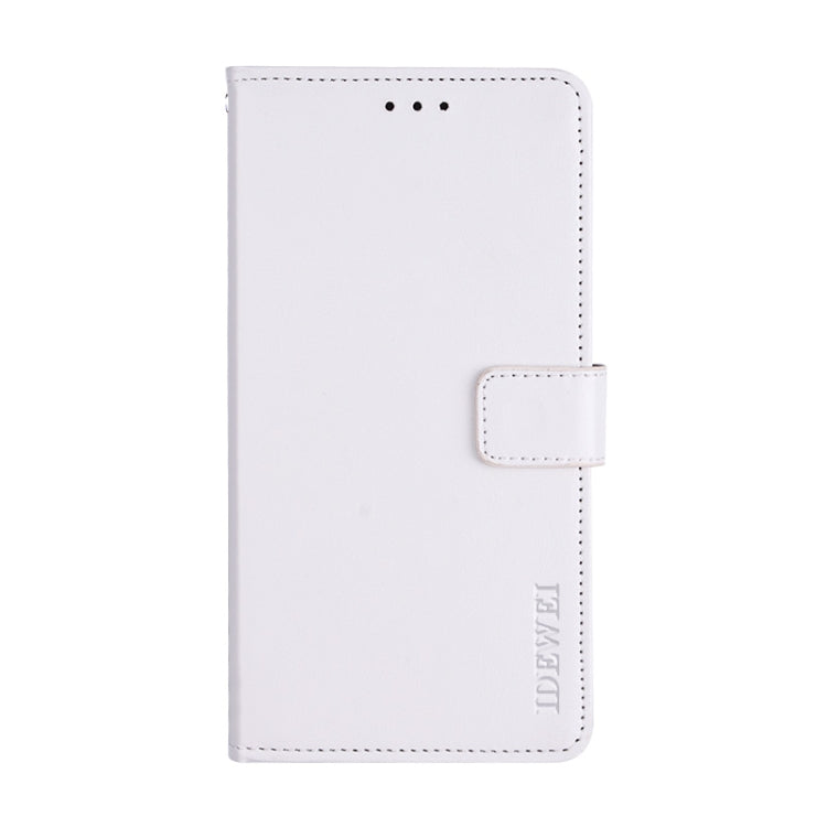 For Blackview A80S idewei Crazy Horse Texture Horizontal Flip Leather Case with Holder & Card Slots & Wallet(White) - More Brand by idewei | Online Shopping UK | buy2fix