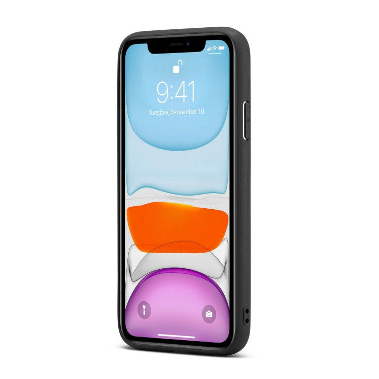 For iPhone 11 Pro Fierre Shann Leather Texture Phone Back Cover Case (Lychee Black) - iPhone 11 Pro Cases by FIERRE SHANN | Online Shopping UK | buy2fix