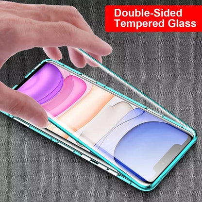 For iPhone 11 PC Magneto Shell Series All-Inclusive Anti-Fall Waterproof Protection Case(Cyan) - iPhone 11 Cases by buy2fix | Online Shopping UK | buy2fix