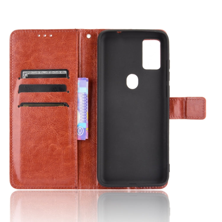 For Ulefone Note 11P Retro Crazy Horse Texture Horizontal Flip Leather Case with Holder & Card Slots & Photo Frame(Brown) by buy2fix