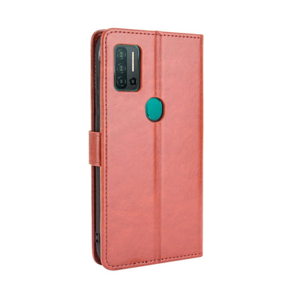 For Ulefone Note 11P Retro Crazy Horse Texture Horizontal Flip Leather Case with Holder & Card Slots & Photo Frame(Brown) by buy2fix