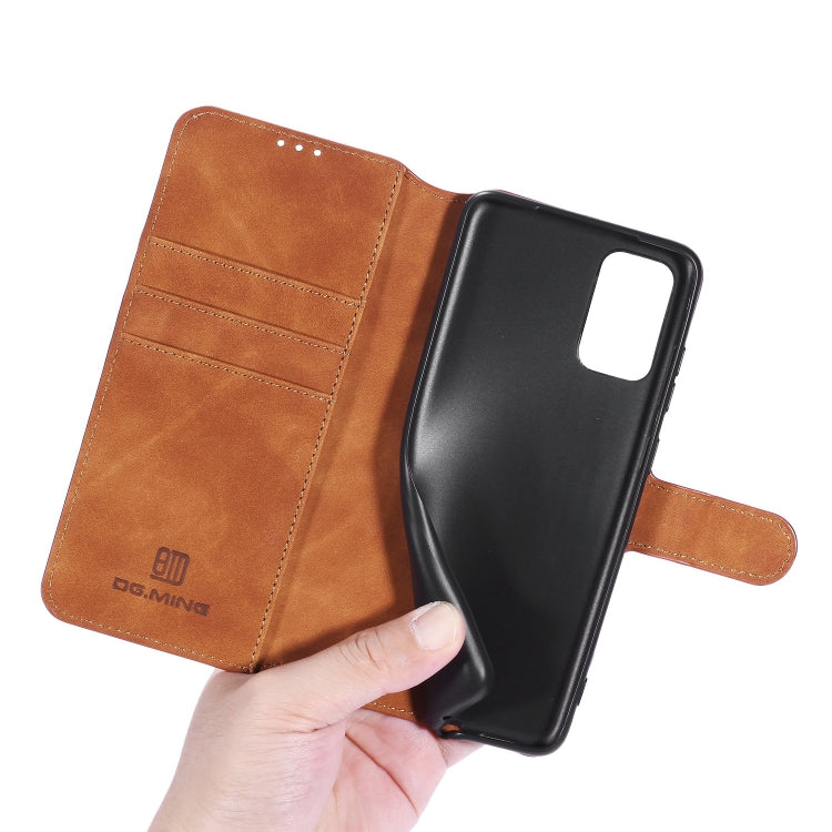 For Xiaomi Poco M3 DG.MING Retro Oil Side Horizontal Flip Leather Case with Holder & Card Slots & Wallet(Brown) - Xiaomi Cases by DG.MING | Online Shopping UK | buy2fix