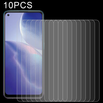 For OPPO Reno5 Z 10 PCS 0.26mm 9H 2.5D Tempered Glass Film by buy2fix