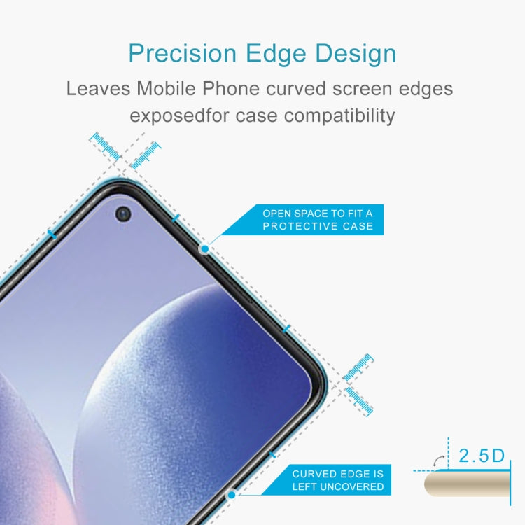 For OPPO Reno5 Z 10 PCS 0.26mm 9H 2.5D Tempered Glass Film by buy2fix