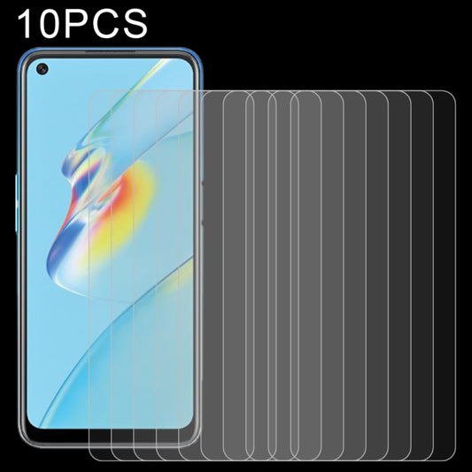 For OPPO A54 10 PCS 0.26mm 9H 2.5D Tempered Glass Film by buy2fix