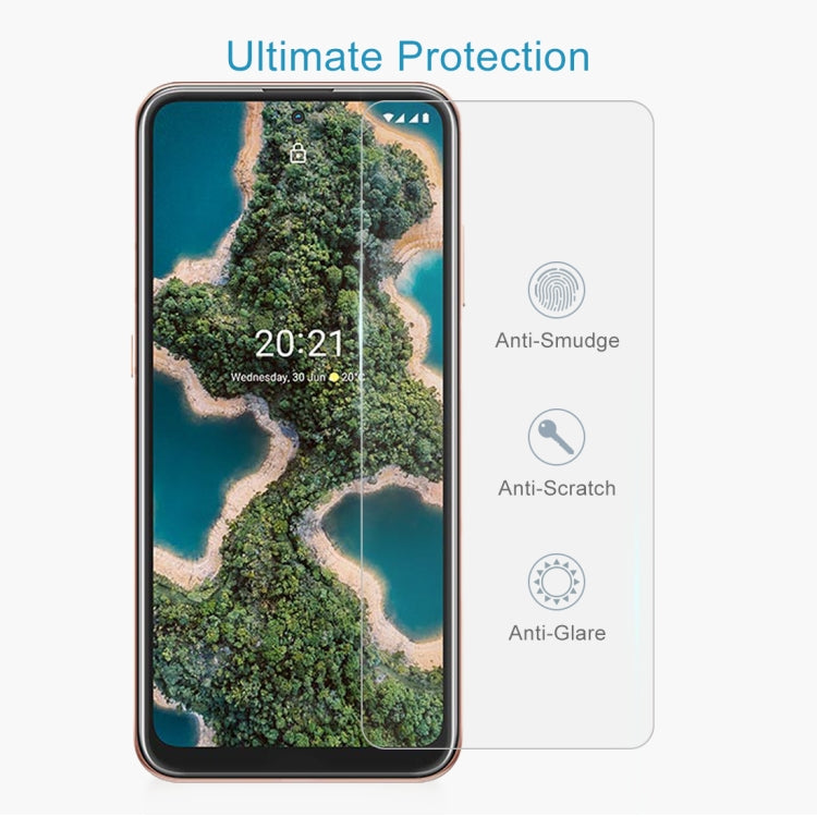 For Nokia X20 10 PCS 0.26mm 9H 2.5D Tempered Glass Film by buy2fix