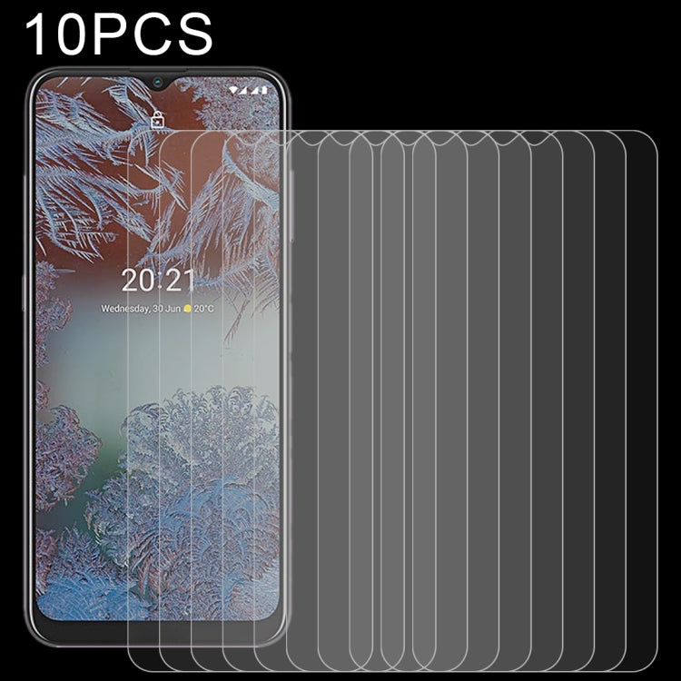 For Nokia G10 10 PCS 0.26mm 9H 2.5D Tempered Glass Film by buy2fix