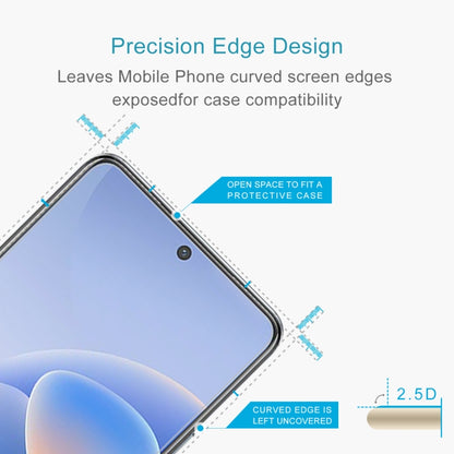 For vivo X60 10 PCS 0.26mm 9H 2.5D Tempered Glass Film by buy2fix