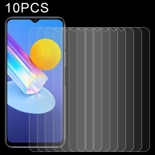For vivo Y72 5G / Y02 / Y02s / Y35 5G / iQOO Z7i / Y11 2023 / Y02A / Y02t 10 PCS 0.26mm 9H 2.5D Tempered Glass Film by buy2fix