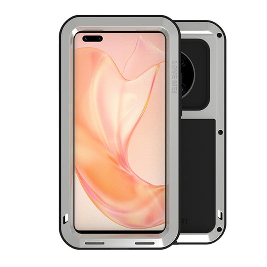 For Huawei Mate 40 Pro+ LOVE MEI Metal Shockproof Waterproof Dustproof Protective Case without Glass(Silver) - Huawei Cases by buy2fix | Online Shopping UK | buy2fix