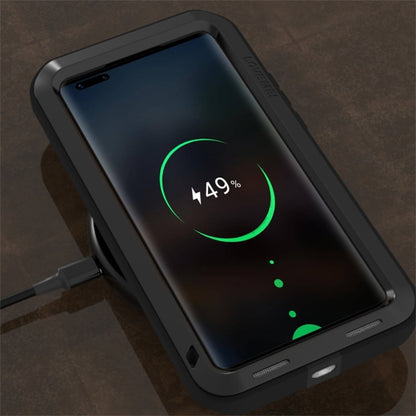 For Huawei Mate 40 Pro+ LOVE MEI Metal Shockproof Waterproof Dustproof Protective Case without Glass(Silver) - Huawei Cases by buy2fix | Online Shopping UK | buy2fix