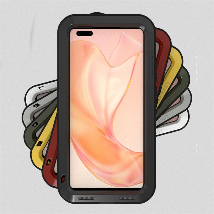 For Huawei Mate 40 Pro+ LOVE MEI Metal Shockproof Waterproof Dustproof Protective Case without Glass(Silver) - Huawei Cases by buy2fix | Online Shopping UK | buy2fix