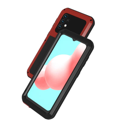 For Samsung Galaxy A32 5G LOVE MEI Metal Shockproof Waterproof Dustproof Protective Case with Glass(White) by LOVE MEI