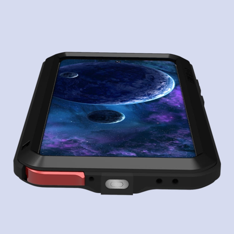 For Samsung Galaxy A52 5G / 4G LOVE MEI Metal Shockproof Waterproof Dustproof Protective Case with Glass(White) by LOVE MEI