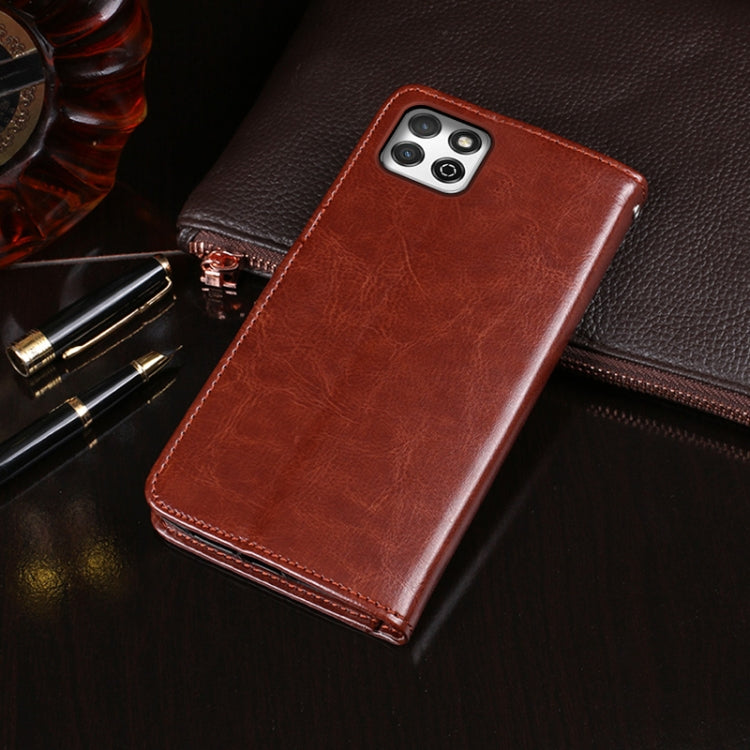 For Honor Play 20 idewei Crazy Horse Texture Horizontal Flip Leather Case with Holder & Card Slots & Wallet(Sky Blue) - Honor Cases by idewei | Online Shopping UK | buy2fix