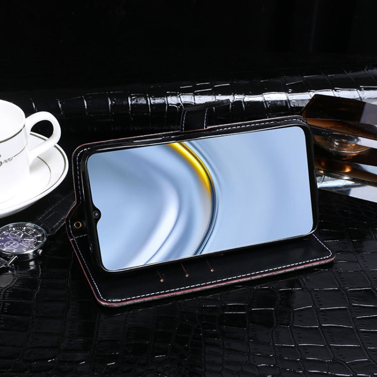 For Honor Play 20 idewei Crocodile Texture Horizontal Flip Leather Case with Holder & Card Slots & Wallet(Dark Blue) - Honor Cases by idewei | Online Shopping UK | buy2fix