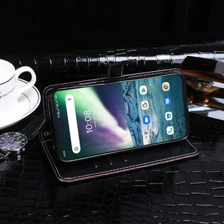 For UMIDIGI Bison GT idewei Crocodile Texture Horizontal Flip Leather Case with Holder & Card Slots & Wallet(Black) - More Brand by idewei | Online Shopping UK | buy2fix