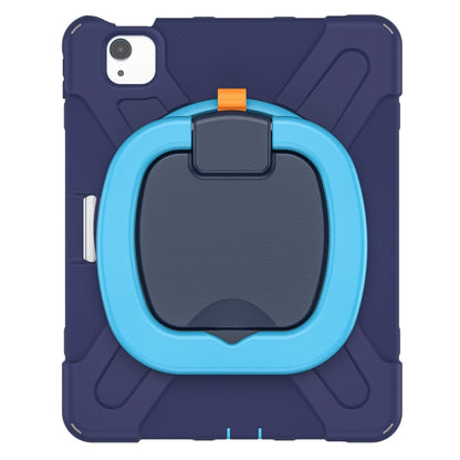 Silicone + PC Protective Case with Holder & Shoulder Strap For iPad Air 2022 / 2020 10.9(Navy Blue) - iPad Air (2022) / (2020) 10.9 Cases by buy2fix | Online Shopping UK | buy2fix