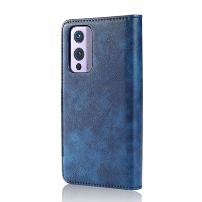 For OnePlus 9 DG.MING Crazy Horse Texture Flip Detachable Magnetic Leather Case with Holder & Card Slots & Wallet(Blue) - OnePlus Cases by DG.MING | Online Shopping UK | buy2fix