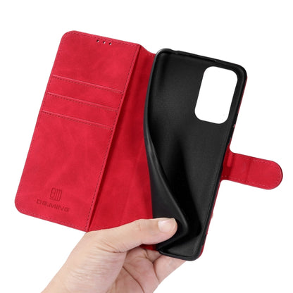 For Xiaomi Redmi Note 10 Pro DG.MING Retro Oil Side Horizontal Flip Leather Case with Holder & Card Slots & Wallet(Red) - Xiaomi Cases by DG.MING | Online Shopping UK | buy2fix