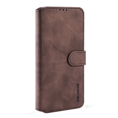 For Xiaomi Redmi Note 10 Pro DG.MING Retro Oil Side Horizontal Flip Leather Case with Holder & Card Slots & Wallet(Coffee) - Xiaomi Cases by DG.MING | Online Shopping UK | buy2fix