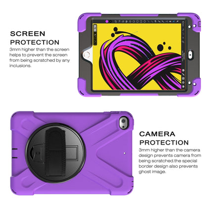 Shockproof Colorful Silicone + PC Protective Case with Holder & Shoulder Strap & Hand Strap For iPad Mini 4 / Mini (2019)(Purple) - iPad Mini 4 & 3 & 2 & 1 Cases by buy2fix | Online Shopping UK | buy2fix
