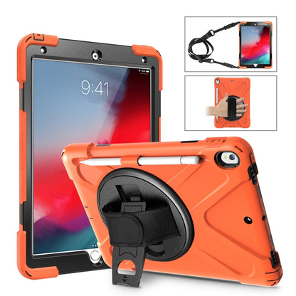 Shockproof Colorful Silicone + PC Protective Case with Holder & Shoulder Strap & Hand Strap & Pen Slot For iPad Pro 10.5(Orange) - iPad Pro 10.5 inch Cases by buy2fix | Online Shopping UK | buy2fix