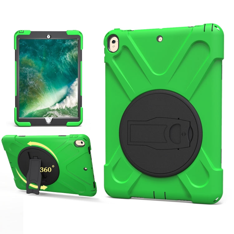 Shockproof Colorful Silicone + PC Protective Case with Holder For iPad Pro 10.5(Green) - iPad Pro 10.5 inch Cases by buy2fix | Online Shopping UK | buy2fix