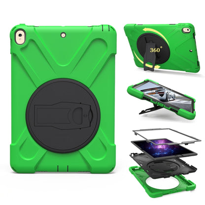 Shockproof Colorful Silicone + PC Protective Case with Holder For iPad Pro 10.5(Green) - iPad Pro 10.5 inch Cases by buy2fix | Online Shopping UK | buy2fix
