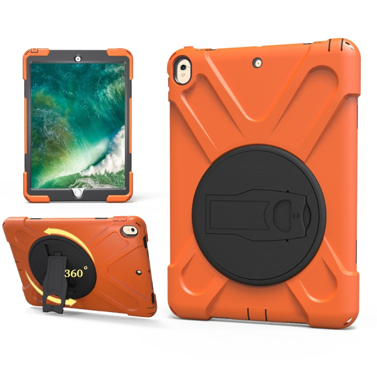 Shockproof Colorful Silicone + PC Protective Case with Holder For iPad Pro 10.5(Orange) - iPad Pro 10.5 inch Cases by buy2fix | Online Shopping UK | buy2fix