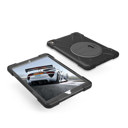 Shockproof Colorful Silicone + PC Protective Case with Holder For iPad Pro 10.5(Black) - iPad Pro 10.5 inch Cases by buy2fix | Online Shopping UK | buy2fix