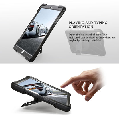 Shockproof Colorful Silicone + PC Protective Case with Holder For iPad Pro 10.5(Black) - iPad Pro 10.5 inch Cases by buy2fix | Online Shopping UK | buy2fix