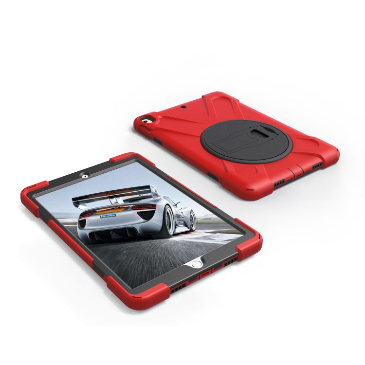 Shockproof Colorful Silicone + PC Protective Case with Holder For iPad Pro 10.5(Red) - iPad Pro 10.5 inch Cases by buy2fix | Online Shopping UK | buy2fix