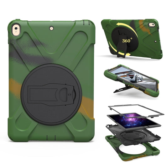 Shockproof Colorful Silicone + PC Protective Case with Holder For iPad Pro 10.5(Camouflage) - iPad Pro 10.5 inch Cases by buy2fix | Online Shopping UK | buy2fix