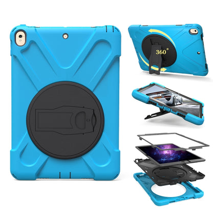 Shockproof Colorful Silicone + PC Protective Case with Holder For iPad Pro 10.5(Baby Blue) - iPad Pro 10.5 inch Cases by buy2fix | Online Shopping UK | buy2fix