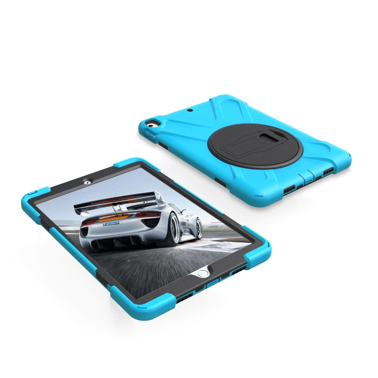 Shockproof Colorful Silicone + PC Protective Case with Holder For iPad Pro 10.5(Baby Blue) - iPad Pro 10.5 inch Cases by buy2fix | Online Shopping UK | buy2fix